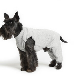 Body Cura Pets foderato in tessuto ipoallergenico ed ecologico con protezione zampe posteriori <br> Art. 803